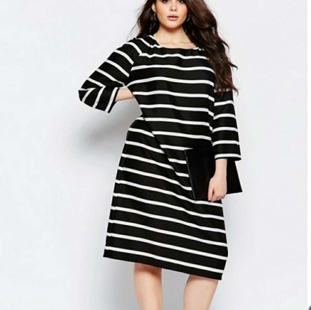 Boohoo Slouchy Midi Dress